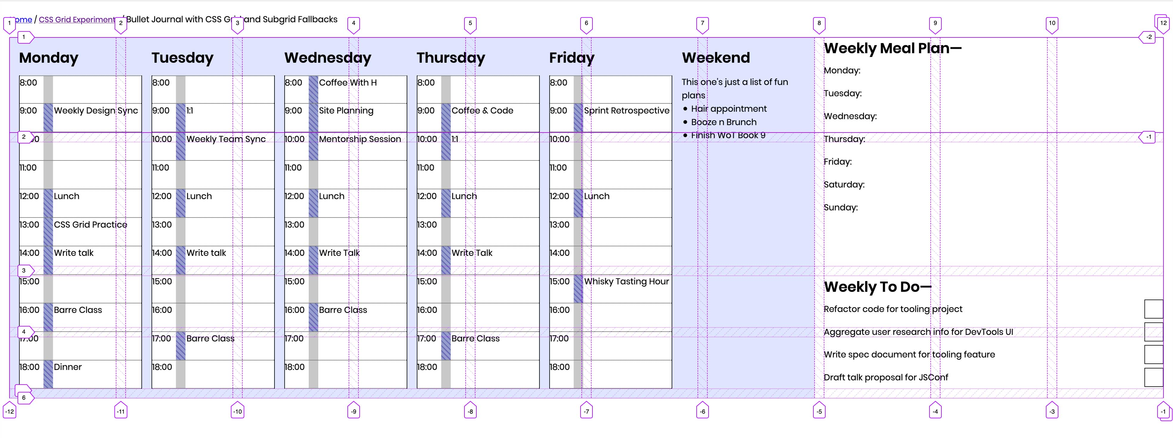 alt: Parent grid layout in Firefox Grid Inspector